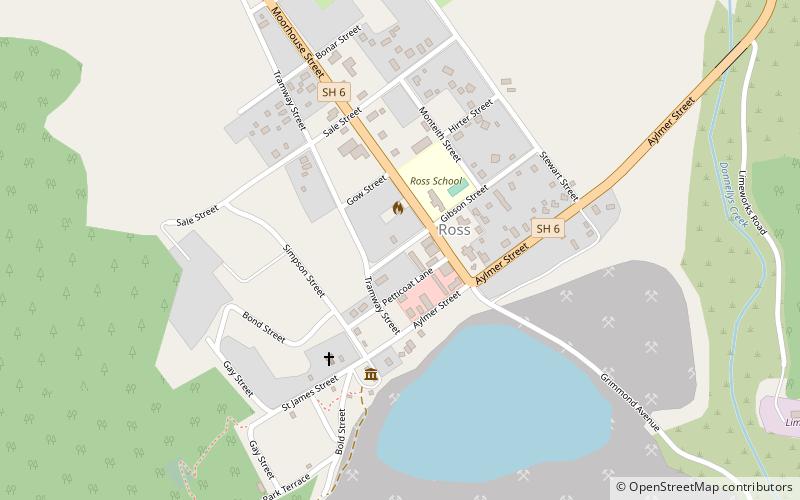 Ross location map