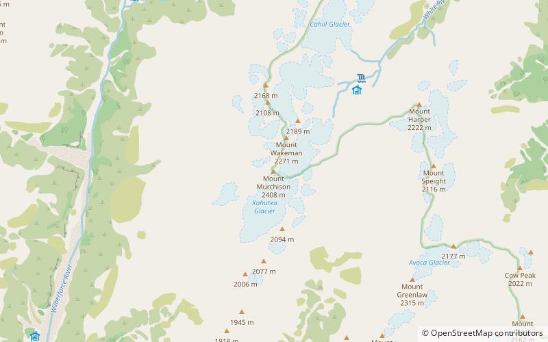 mount murchison park narodowy arthurs pass location map