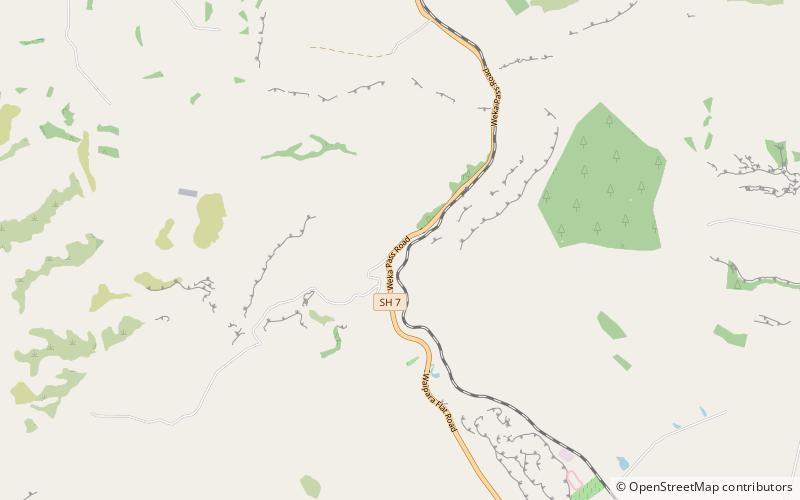 Weka Pass location map