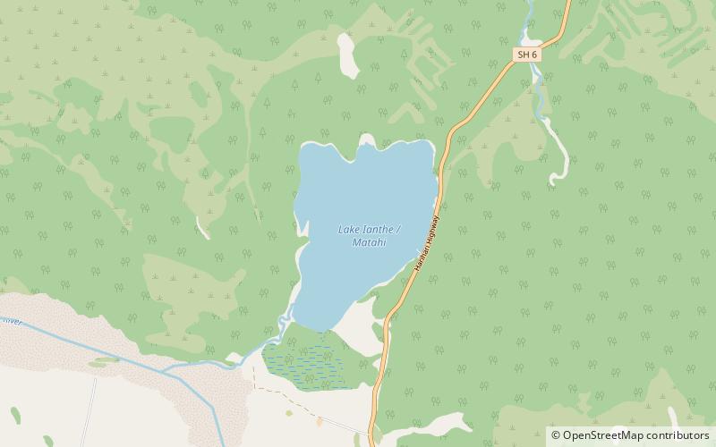 Lake Ianthe location map