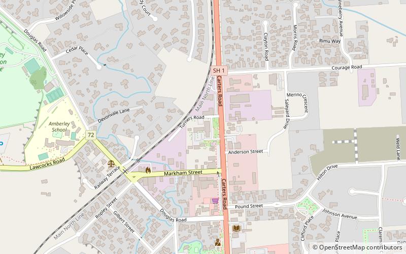 Hurunui District location map