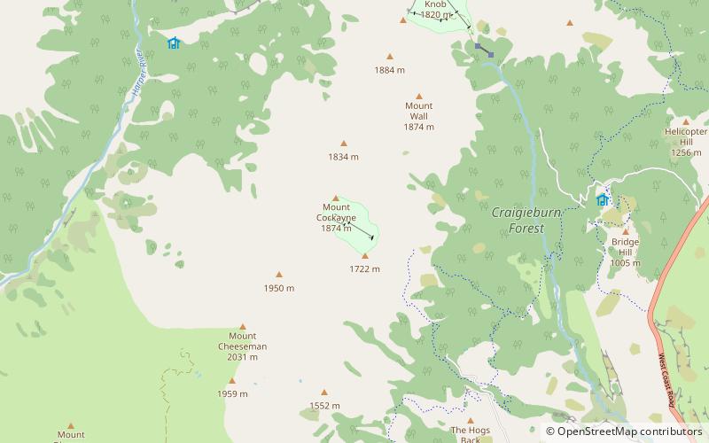 Mount Cheeseman location map