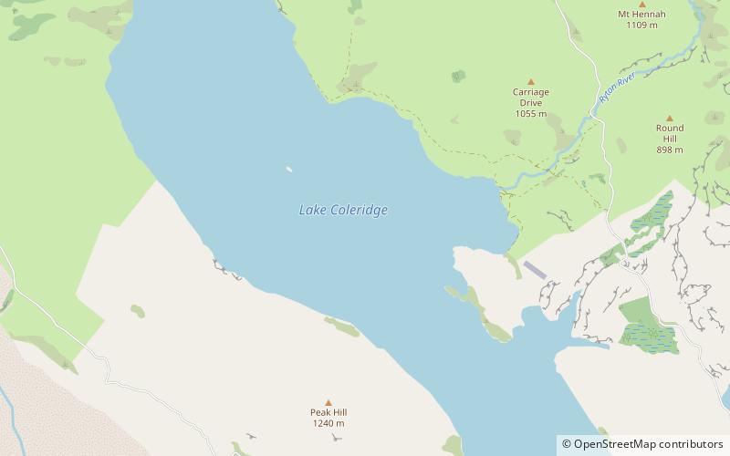 Lake Coleridge location map