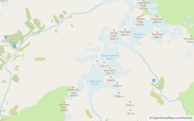 Arrowsmith Range location map