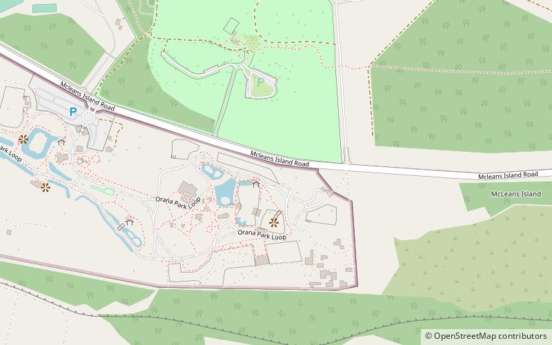 orana wildlife park location map