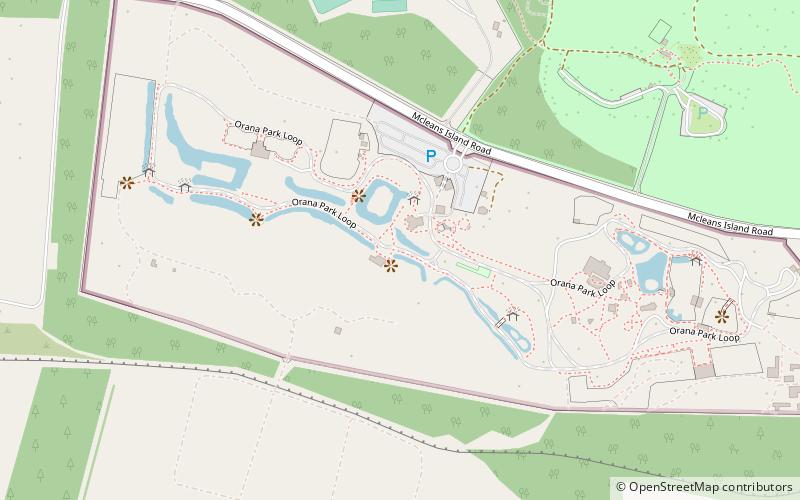 Orana Wildlife Park location map