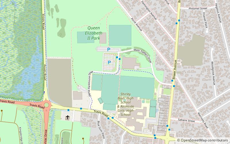 Queen Elizabeth II Park location map