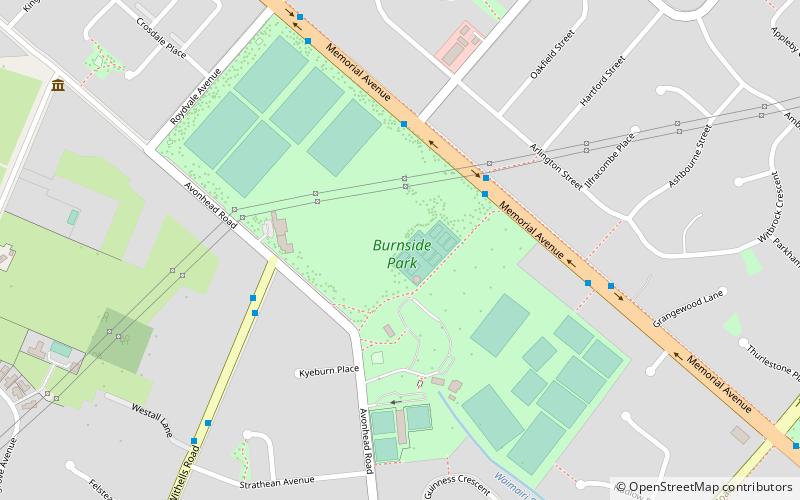 burnside park christchurch location map