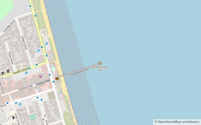 New Brighton Pier location map