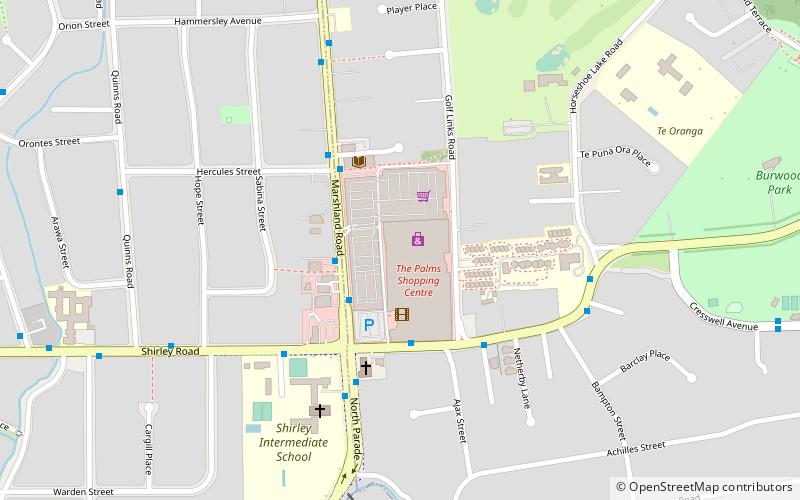 The Palms Shopping Centre location map