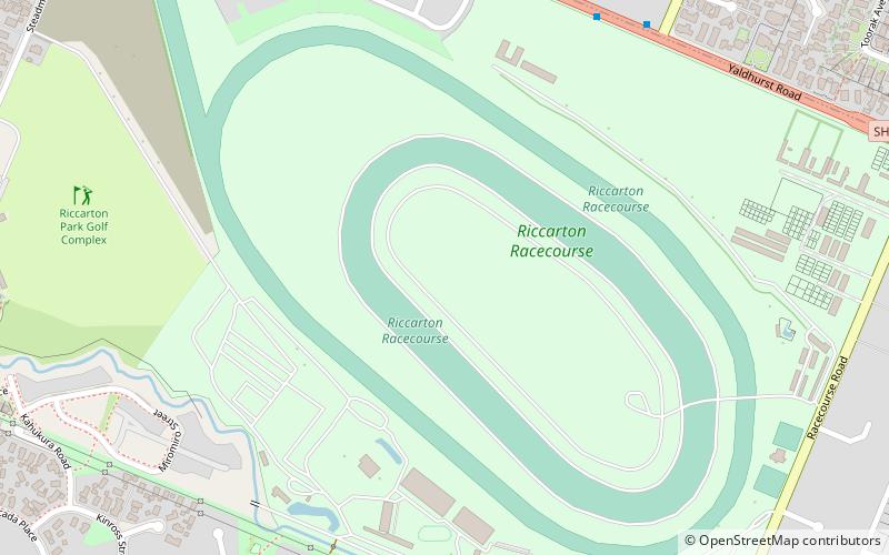 hipodromo del parque riccarton christchurch location map