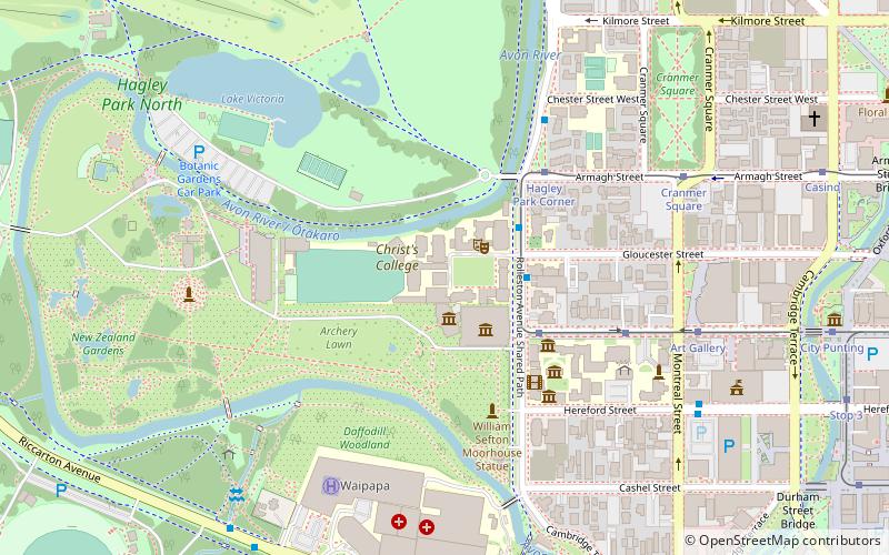 Christ's College Big School location map