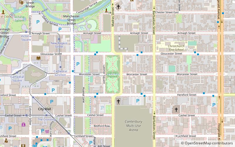 Latimer Square location map