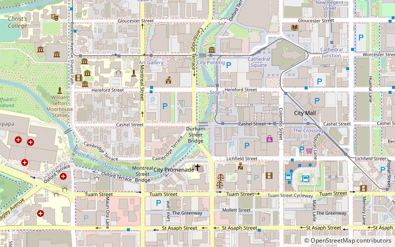 Bridge of Remembrance location map