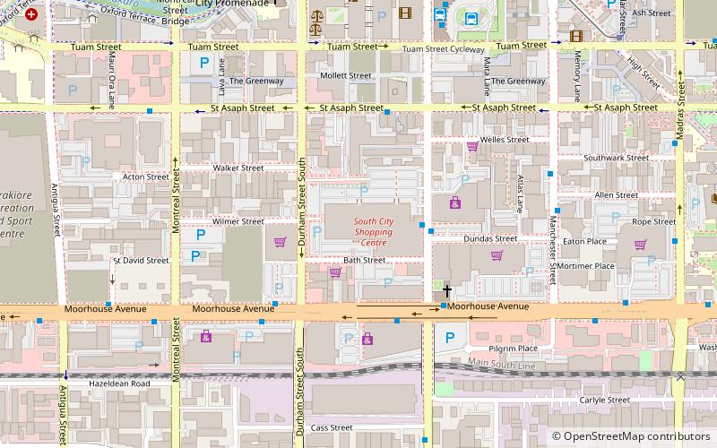 South City Shopping Centre location map