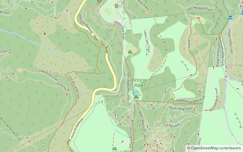 Victoria Park location map