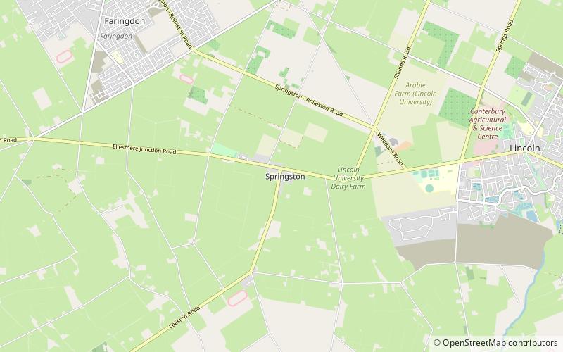 Springston location map