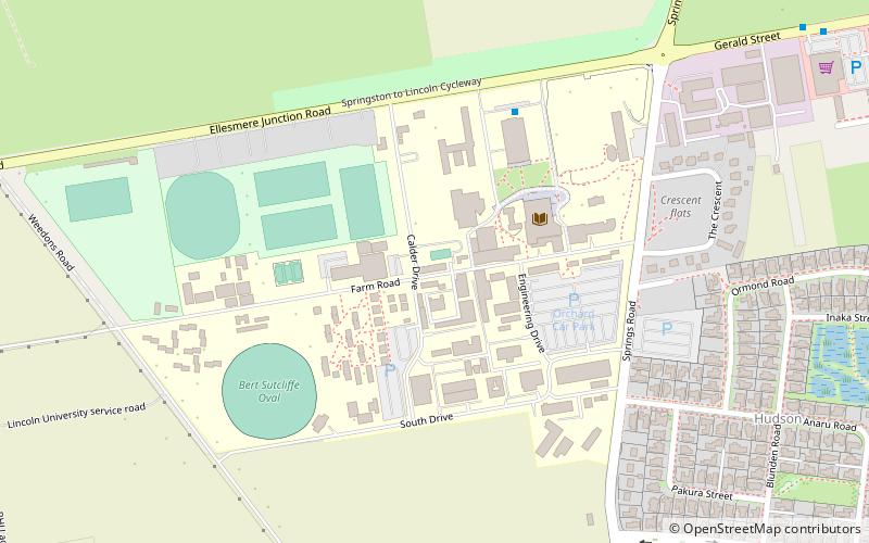 Lincoln University location map