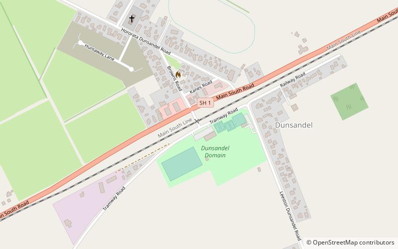 Dunsandel location map