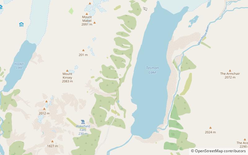 Jezioro Tasmana location map