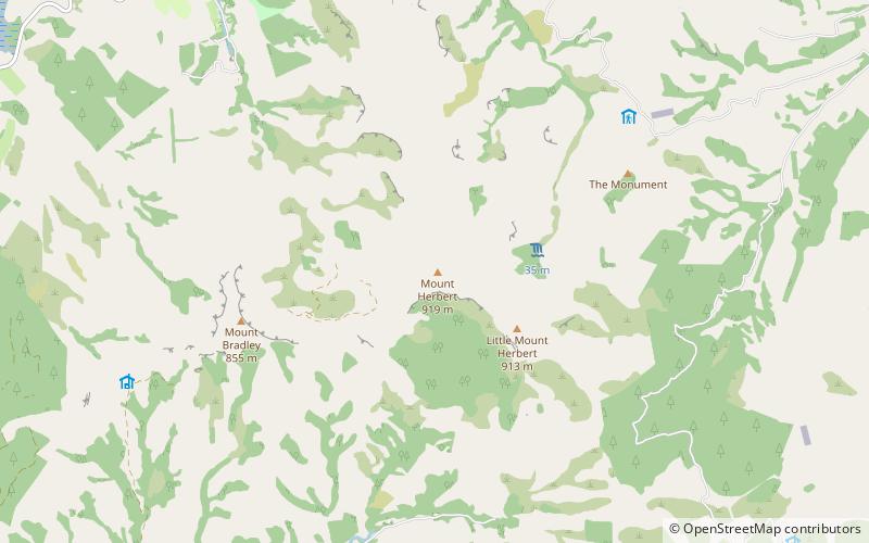 Mt Herbert location map