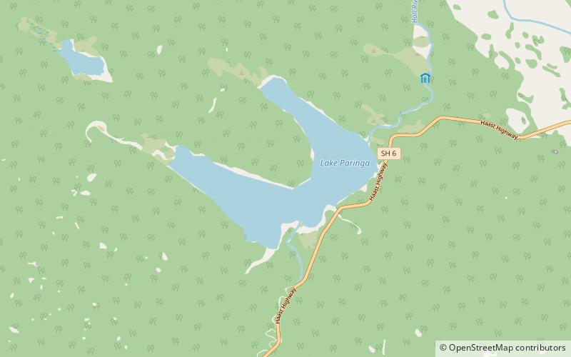 Lake Paringa location map