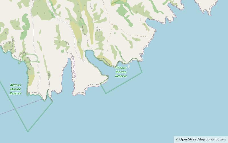 pohatu marine reserve location map