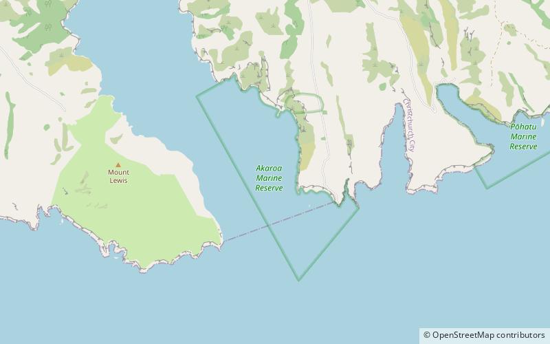 Akaroa Marine Reserve location map