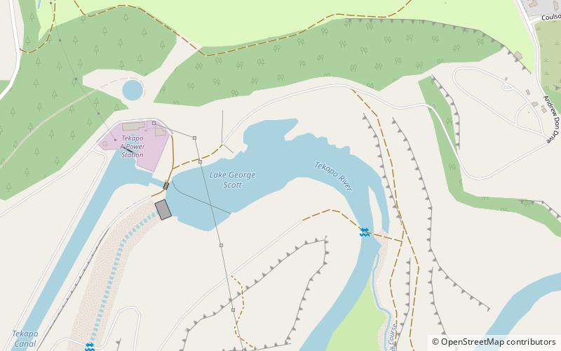 lake george scott location map