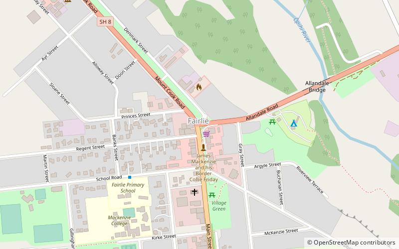 Fairlie location map