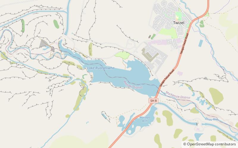 Lake Ruataniwha location map