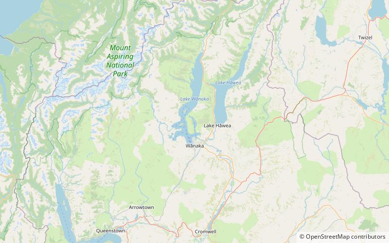 stevensons island wanaka location map