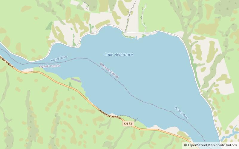 Lago Aviemore location map