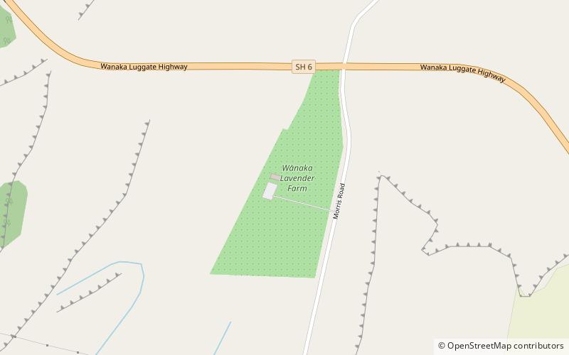wanaka lavender farm location map