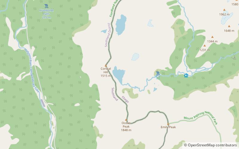 Lake Harris location map
