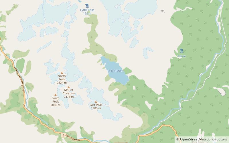 Lake Marian location map