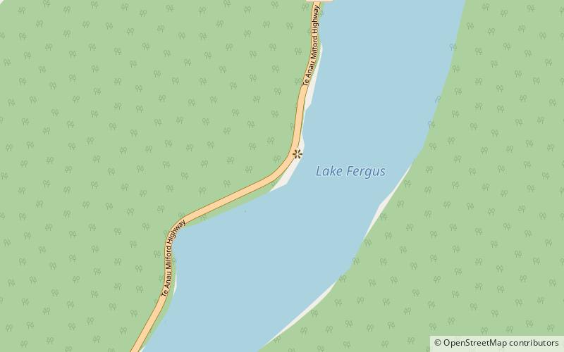 Lake Fergus location map