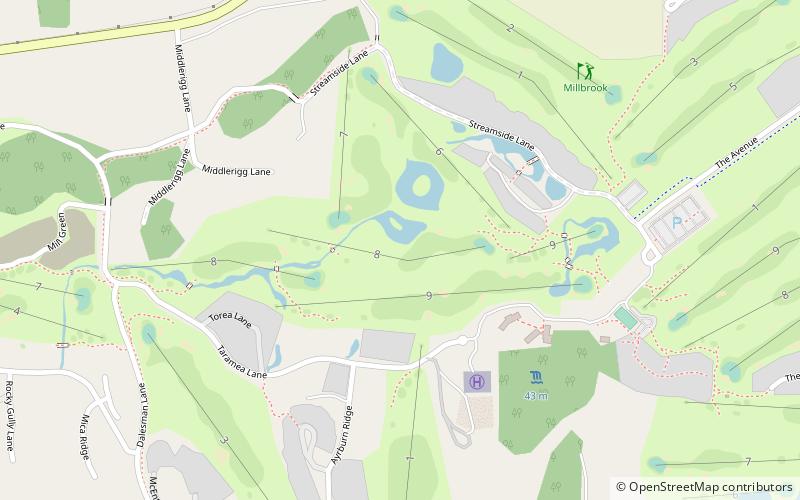 Millbrook Resort location map