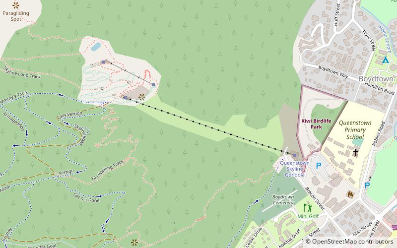 Skyline Gondola location map