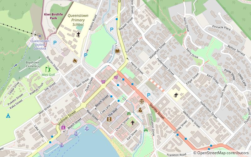 Queenstown Arts Centre location map