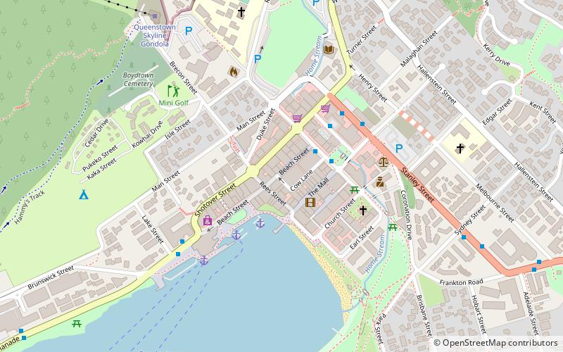 skycity queenstown location map