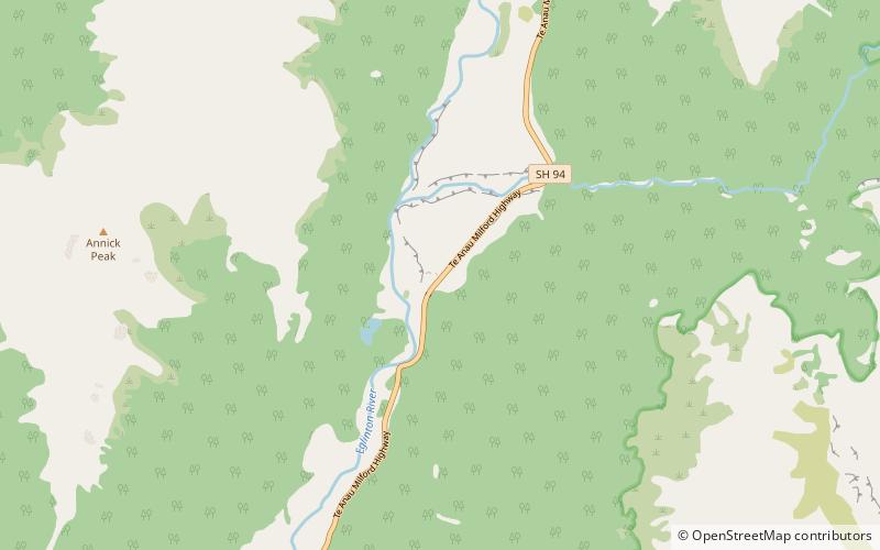 eglinton valley fiordland national park location map