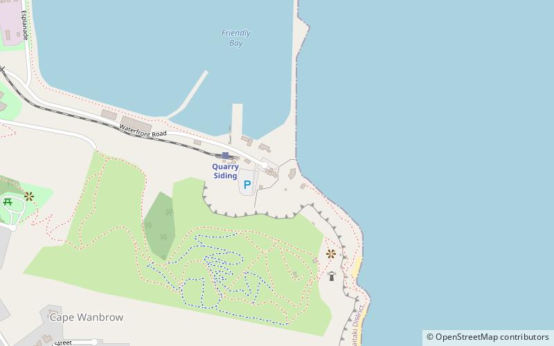 Oamaru Blue Penguin Colony location map