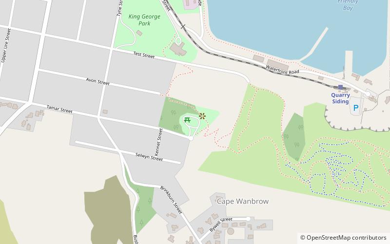 town lookout oamaru location map