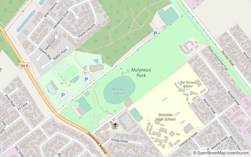 molyneux park alexandra location map