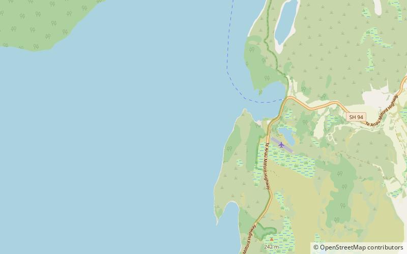 Lago Te Anau location map