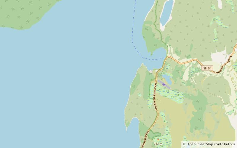 Lac Te Anau location map