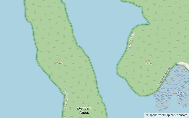 Elizabeth Island location map