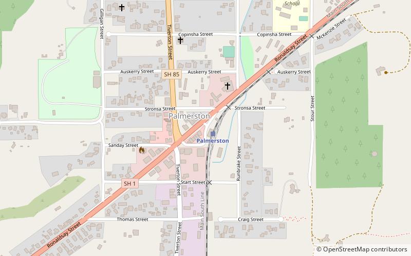 Palmerston location map