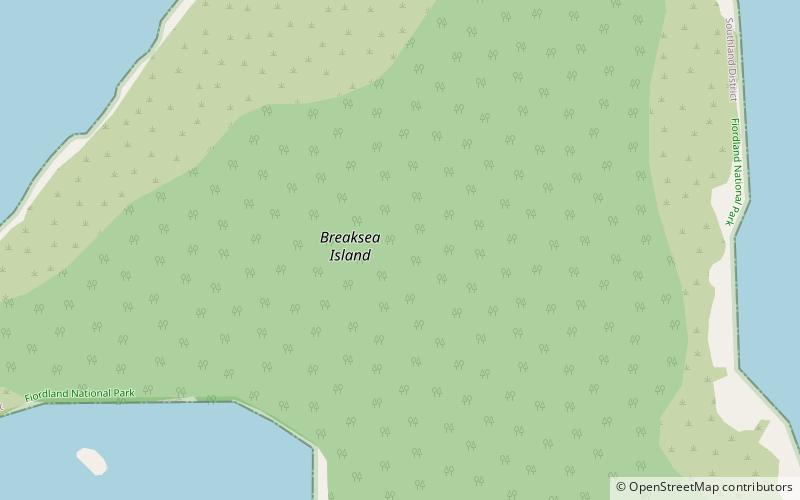 Breaksea Island location map